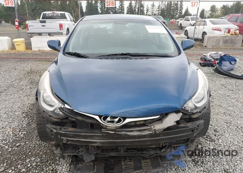2014 Hyundai Elantra Se from USA, damaged, VIN KMHDH4AE8EU182330